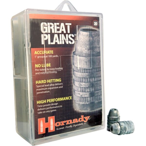 HORNADY GESCHOSSE GREAT PLAINS .50/.512 240GR CONICAL 50/250