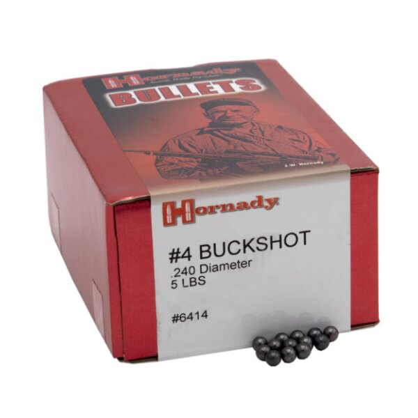 HORNADY BUCKSHOT/POSTENSCHROT #4/.240 5LBS/30LBS